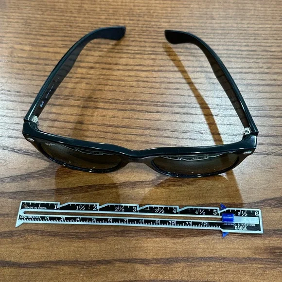 Ray-Ban Classic Black Sunglasses RB2132 - Picture 8 of 10